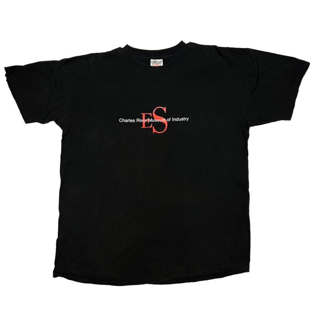 Vintage 90s Charles River Museum of Industry Waltham Massachusetts Tee Shirt